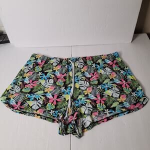 Relax in Style: Secret Treasures Women's 3XL Tropical Sleep Shorts